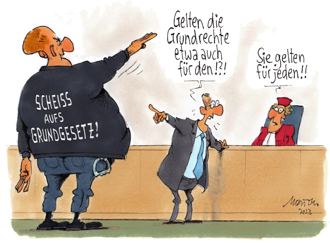 Grundgesetz Gerhard Mester Karikaturen